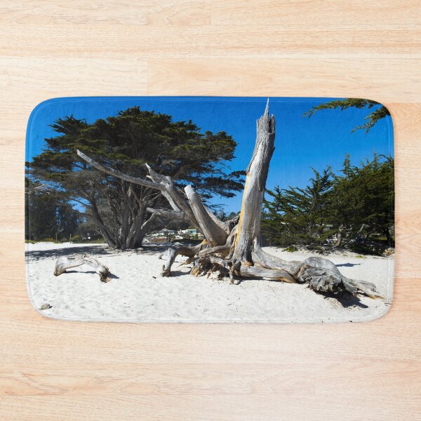 Item preview, Tree bark on a beach, Carmel-by-the-Sea, California designed and sold by OrcaNature.