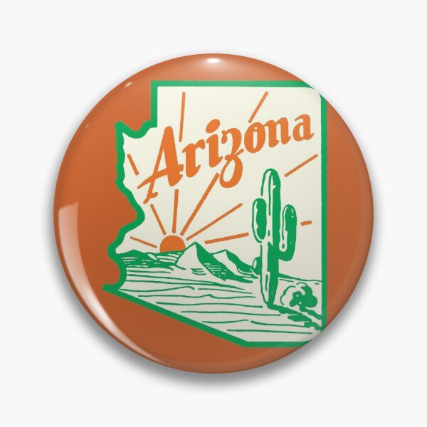 Item preview, Arizona Cactus Vintage Travel Decal designed and sold by hilda74.