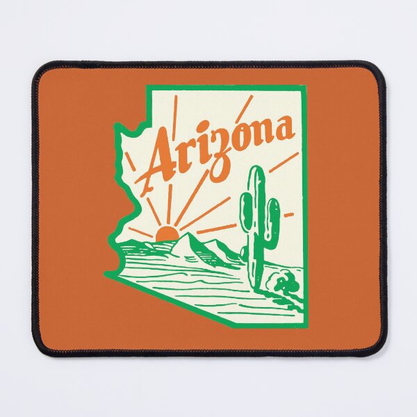 Item preview, Arizona Cactus Vintage Travel Decal designed and sold by hilda74.