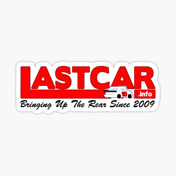 LASTCAR.info - Red / White Sticker