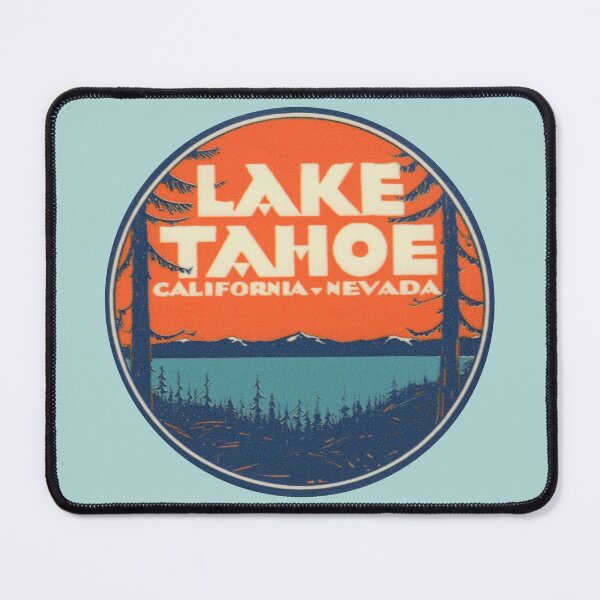 Item preview, Lake Tahoe California Nevada Vintage State Travel Decal designed and sold by hilda74.