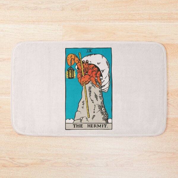 Item preview, The Hermit Crab Tarot Card designed and sold by obinsun.