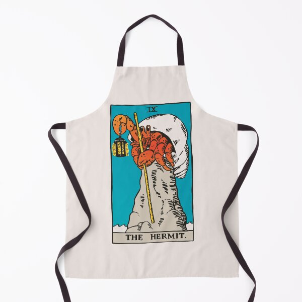 Item preview, The Hermit Crab Tarot Card designed and sold by obinsun.