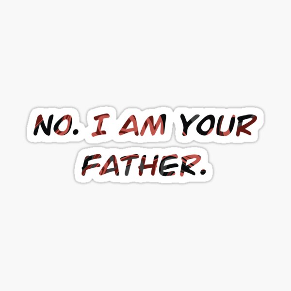 Vista previa del artículo con la obra «No. Soy tu padre.», diseñado y vendido por cassie-davidson.