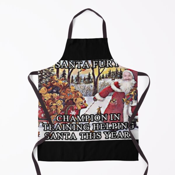 Item preview, Santa Fury boxer helping santa designed and sold by amy greaves.