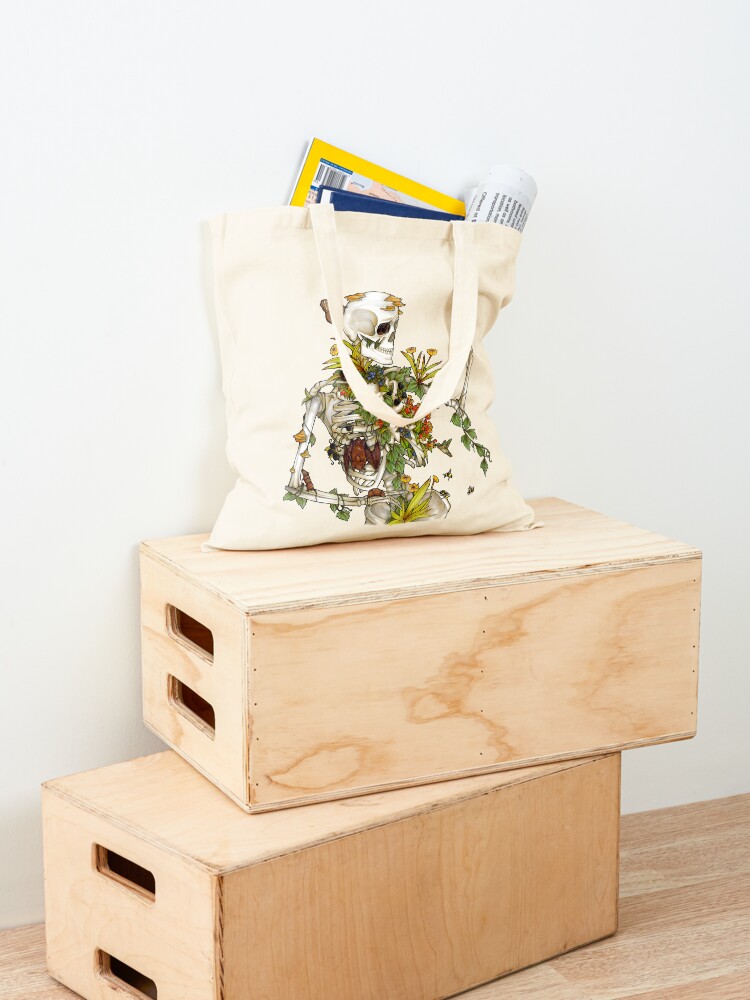 Thumbnail 4 of 5, Tote Bag, Bones and Botany designed and sold by E Moss.