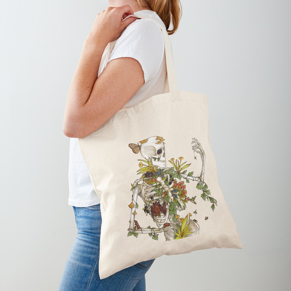 Bones and Botany Tote Bag