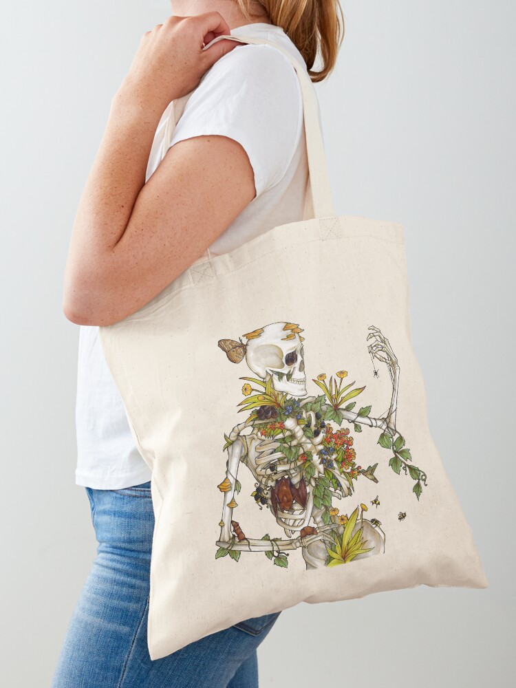 Thumbnail 1 of 5, Tote Bag, Bones and Botany designed and sold by E Moss.