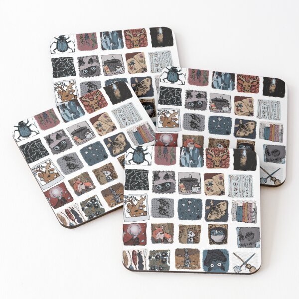 Item preview, Inktober stickersheet 3: Limited Palette designed and sold by AriadneSullivan.