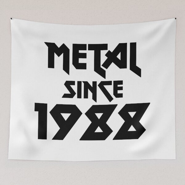 Artikelvorschau, Geschenk für 33 Jährige Metal Since 1988 33. Geburtstag entworfen und verkauft von WPahat.