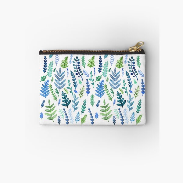 Item preview, Blue and Green Watercolor Foliage designed and sold by PurpleImpala.