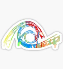 Watercolor coaster Sticker