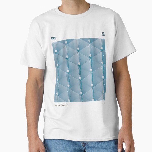 Item preview, We, Yevgeny Zamyatin - Dystopian Sci Fi Literary Art for Book Lovers designed and sold by RedHillPrints.