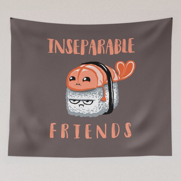 Item preview, Inseparable Friends Shrimp Sushi designed and sold by tduffy.