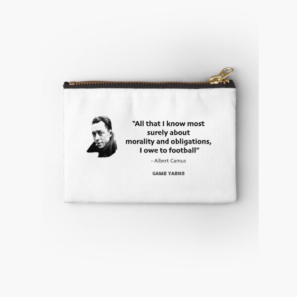 Item preview, Camus Philosophy of Football designed and sold by GameYarns.
