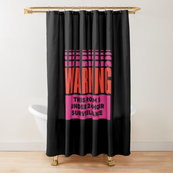 Item preview, WARNING: THIS ROOM IS UNDER 24 HOUR SURVEILLANCE designed and sold by Dream Big! by E. H..