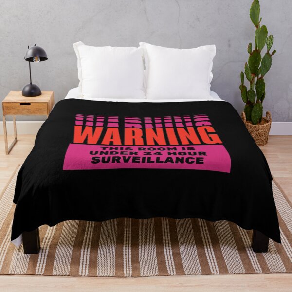 Item preview, WARNING: THIS ROOM IS UNDER 24 HOUR SURVEILLANCE designed and sold by Dream Big! by E. H..