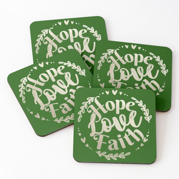 Item preview, Hope, Love, Faith. Christian art. designed and sold by ConArte.