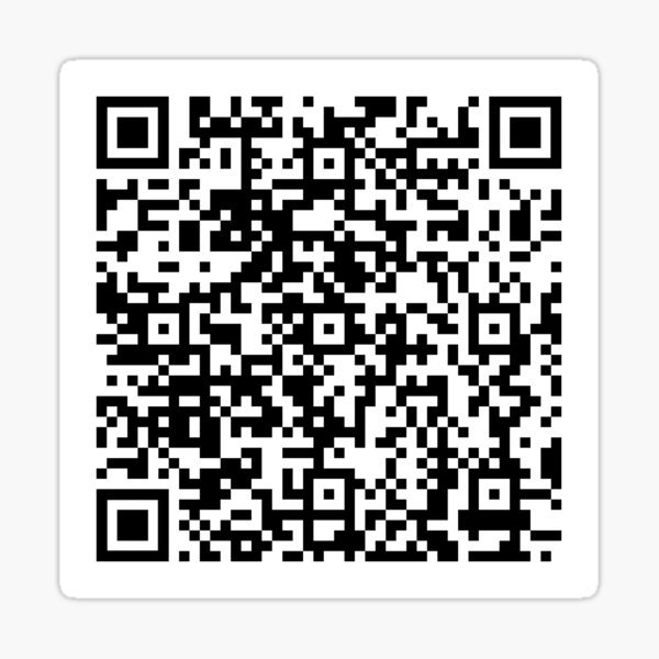LA LA LAND script QR code Sticker