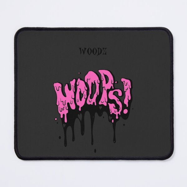 Item preview, WOODZ Woops! (Pink & Black) designed and sold by Masae.