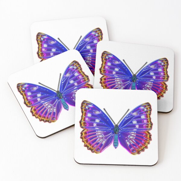 Item preview, Vibrant color tropical butterfly designed and sold by Elonium.