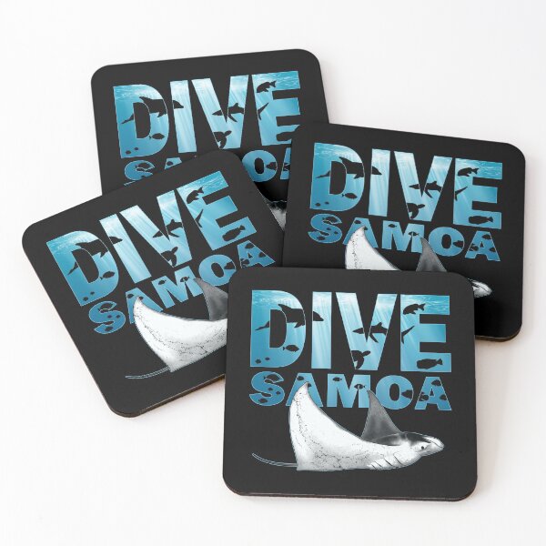 Item preview, Manta Ray Samoa designed and sold by NicGrayGraphic.