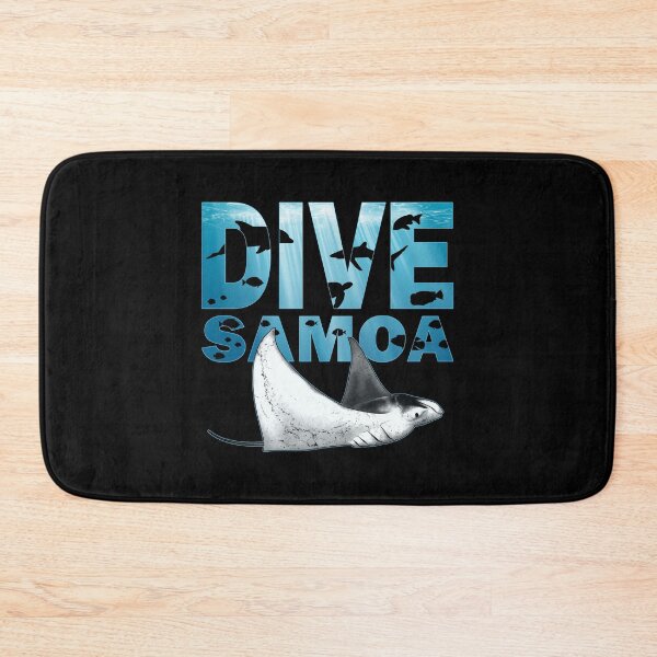 Item preview, Manta Ray Samoa designed and sold by NicGrayGraphic.