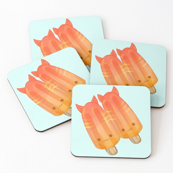 Item preview, Twin Cat Popsicles designed and sold by GalaxyChicken.