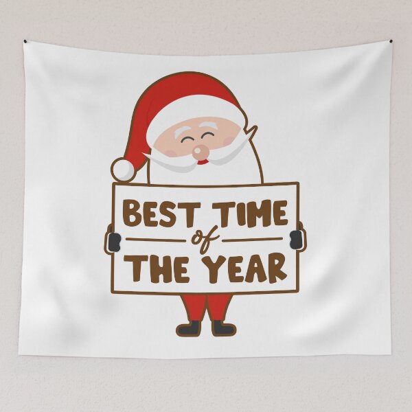Item preview, Best Time Of The Year Santa Season Christmas Holiday designed and sold by StickerbashCo.