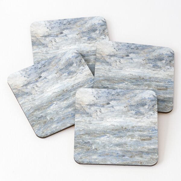 Item preview, Abstract Seascape in Grey and Blue designed and sold by Kate Chesters.