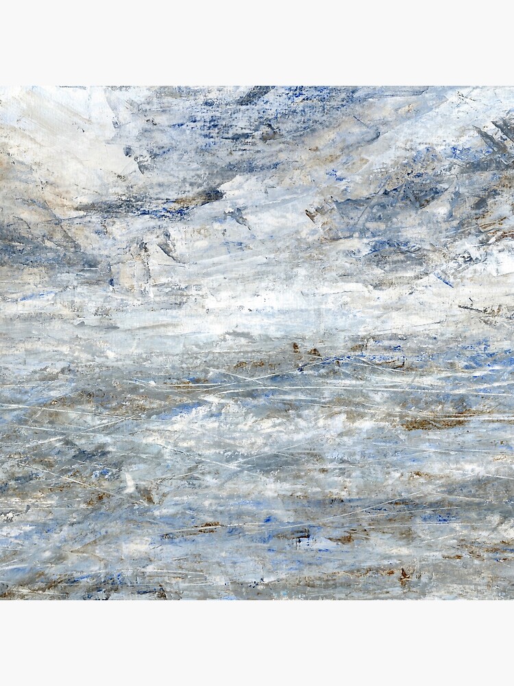 Abstract Seascape in Grey and Blue by KateChesters
