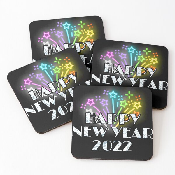 Item preview, Neon Happy New Year 2022 designed and sold by OnlyHolidayShop.