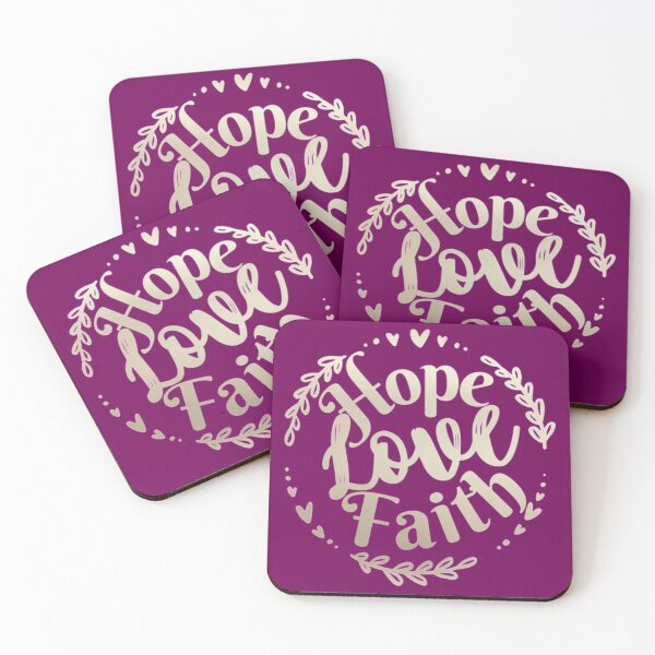 Item preview, Hope, Love, Faith. Christian art. designed and sold by ConArte.