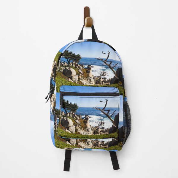 Item preview, View of Pacific Coast near 17-Mile Drive is a scenic road through Pacific Grove and Pebble Beach on the Monterey Peninsula in California designed and sold by OrcaNature.