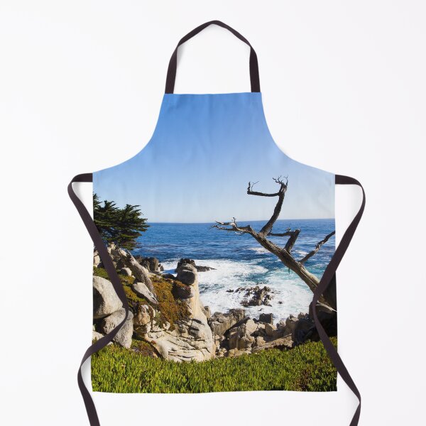 Item preview, View of Pacific Coast near 17-Mile Drive is a scenic road through Pacific Grove and Pebble Beach on the Monterey Peninsula in California designed and sold by OrcaNature.