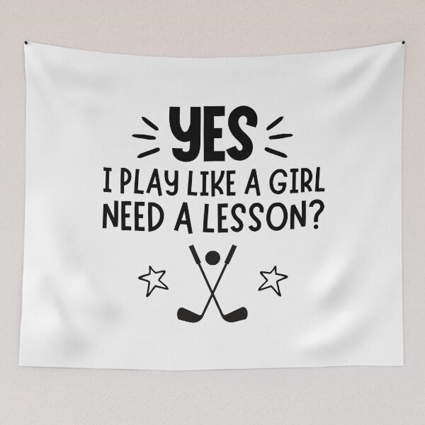 Item preview, Golf: Yes, I play like a girl. Need a lesson? designed and sold by TheGreenGoat.