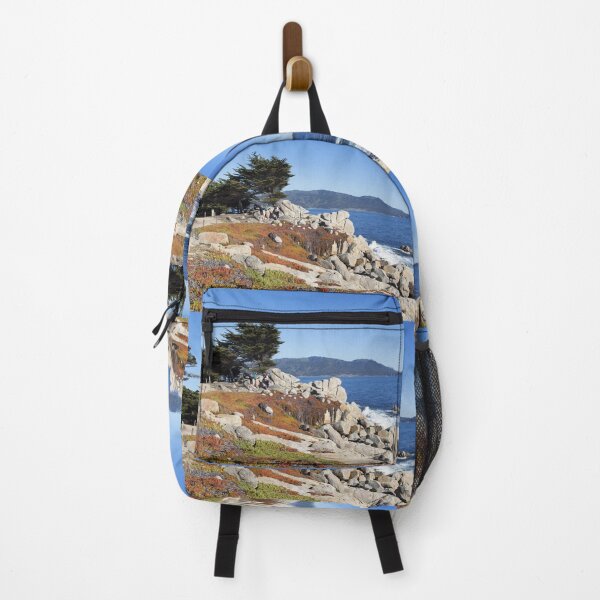 Item preview, View of Pacific coast near 17-Mile Drive is a scenic road through Pacific Grove and Pebble Beach on the Monterey Peninsula in California designed and sold by OrcaNature.