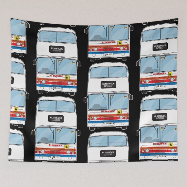 Item preview, A1 Service (Ayrshire Bus Owners) Atlantean Bus HGD213T 80s 90s  Illustration designed and sold by BFXIII.