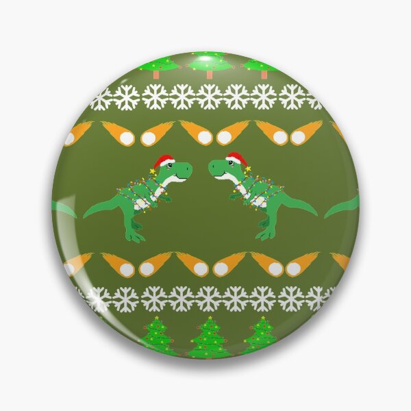Item preview, T-Rex Ugly Christmas Sweater Green designed and sold by racharanha.