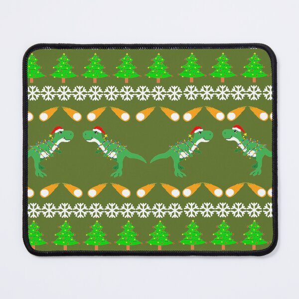 Item preview, T-Rex Ugly Christmas Sweater Green designed and sold by racharanha.