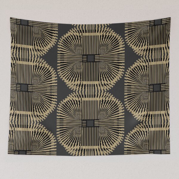 Item preview, A Metallic Work Pattern from the Roaring Twenties designed and sold by TheDiamondRiot.