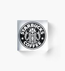 Starbucks Acrylic Block
