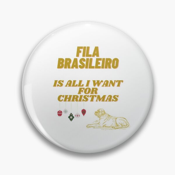 Item preview, Fila Brasileiro is All I Want for Christmas Cute Brazilian Mastiff Dog  designed and sold by silviaol.