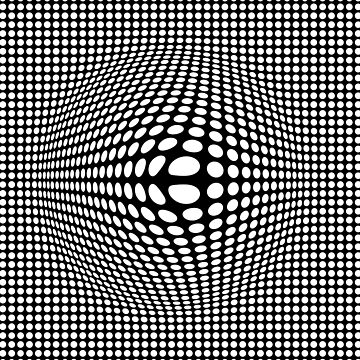 Poster for Sale avec l uvre Cercles Noir Et Blanc Op Art