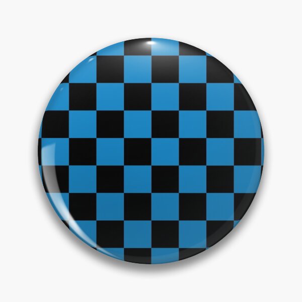 Item preview, Blue and black checkerboard designed and sold by pnkpopcorn.
