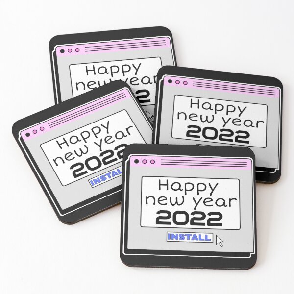 Item preview, Aesthetic Happy new Year 2022 designed and sold by OnlyHolidayShop.