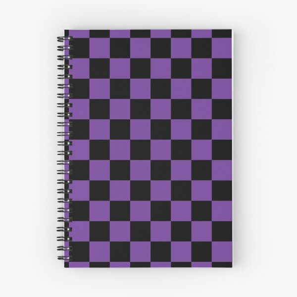 Item preview, Purple and black checkerboard designed and sold by pnkpopcorn.