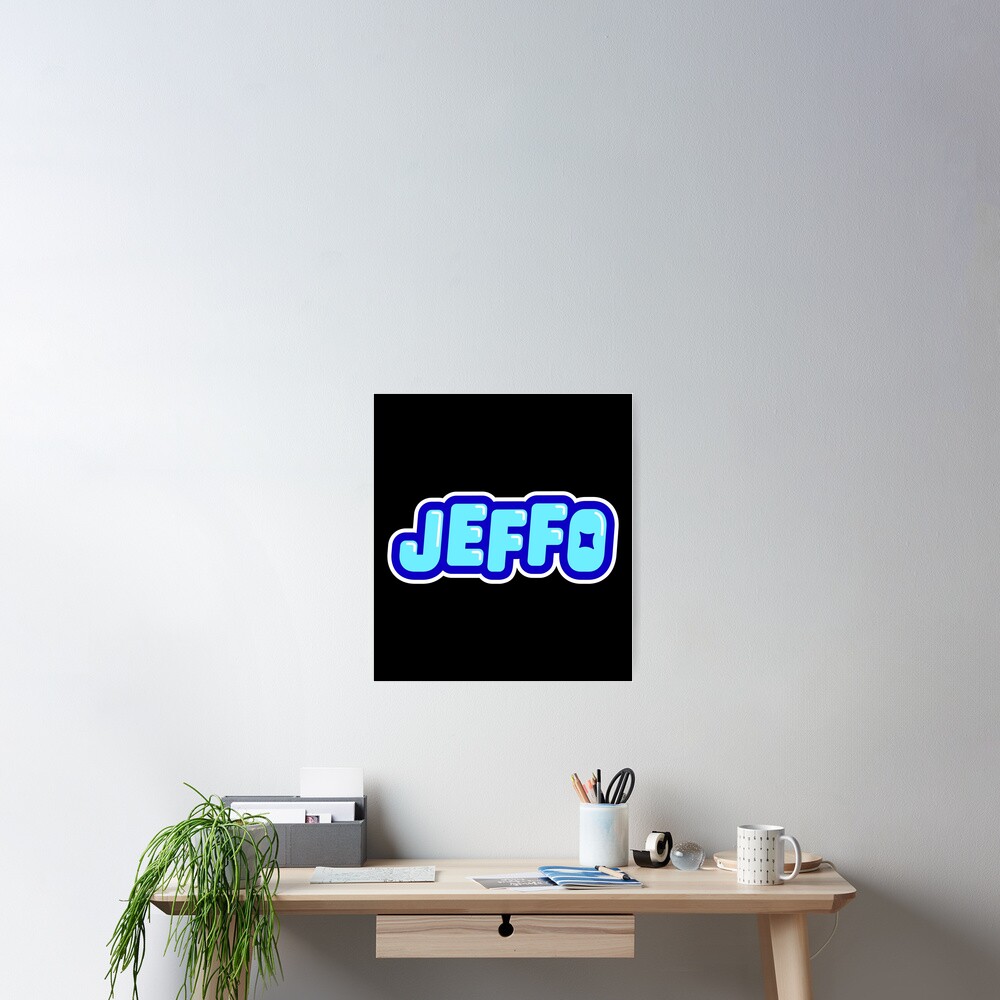 jeffo-youtuber-roblox-poster-by-berdofrenzy-redbubble