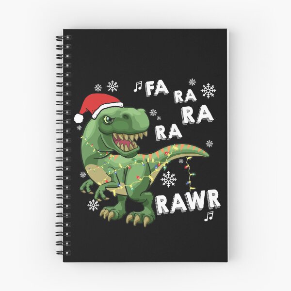 Item preview, Dinosaur Christmas Fa Ra Ra Rawr T-rex Santa Boys Xmas Gift designed and sold by RicaGraphic.