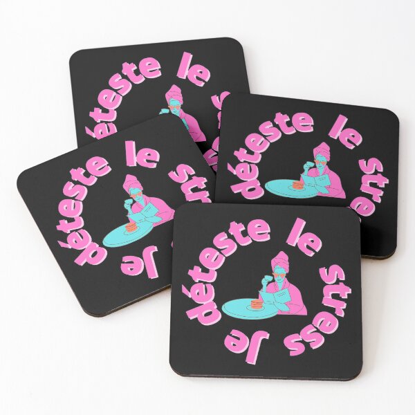 Item preview, Je deteste le stress - I hate Stress designed and sold by janraydesigns.